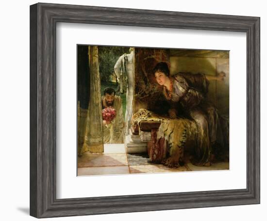 Welcome Footsteps, 1883-Sir Lawrence Alma-Tadema-Framed Giclee Print