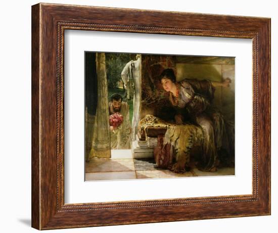 Welcome Footsteps, 1883-Sir Lawrence Alma-Tadema-Framed Giclee Print