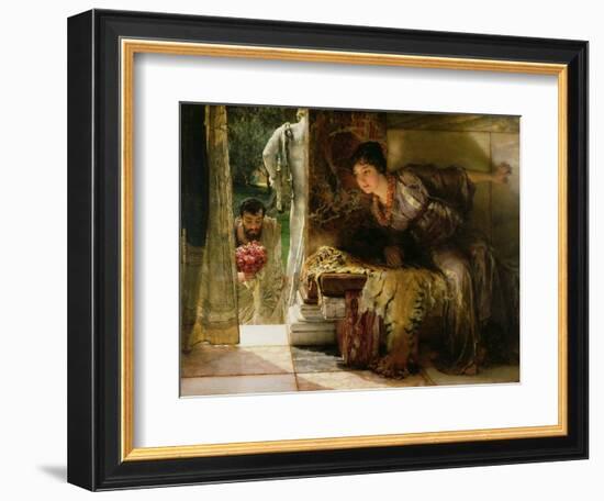 Welcome Footsteps, 1883-Sir Lawrence Alma-Tadema-Framed Giclee Print