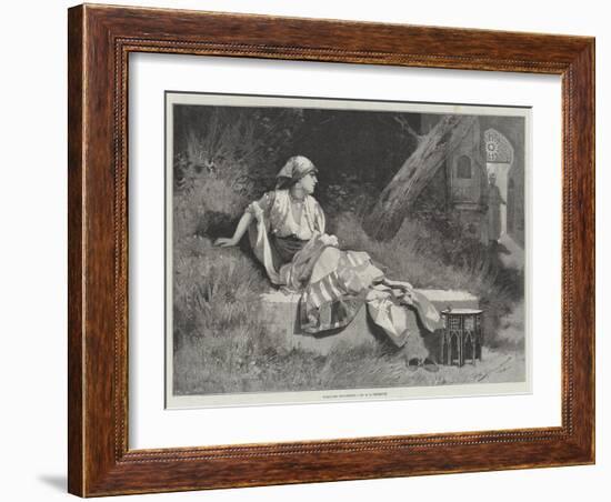 Welcome Footsteps-George L. Seymour-Framed Giclee Print