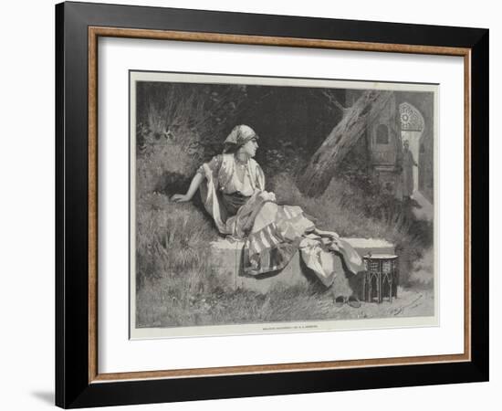 Welcome Footsteps-George L. Seymour-Framed Giclee Print