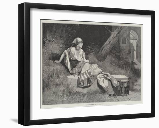 Welcome Footsteps-George L. Seymour-Framed Giclee Print