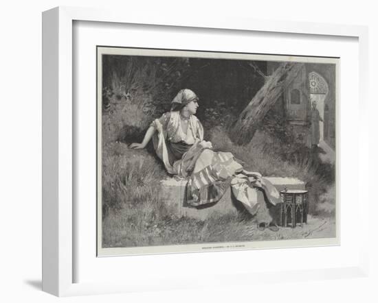 Welcome Footsteps-George L. Seymour-Framed Giclee Print