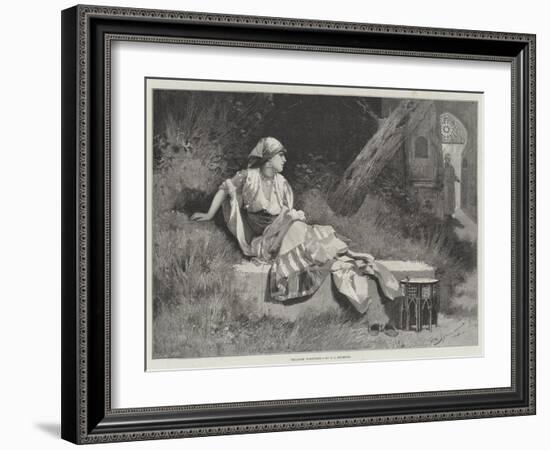 Welcome Footsteps-George L. Seymour-Framed Giclee Print