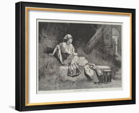 Welcome Footsteps-George L. Seymour-Framed Giclee Print