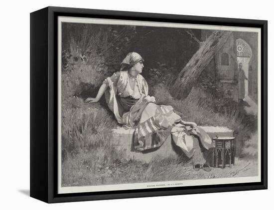 Welcome Footsteps-George L. Seymour-Framed Premier Image Canvas