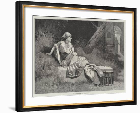 Welcome Footsteps-George L. Seymour-Framed Giclee Print