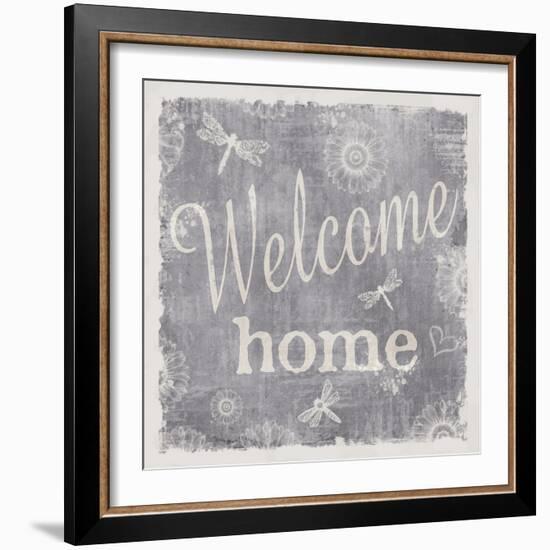 Welcome Home-Slate-ALI Chris-Framed Giclee Print