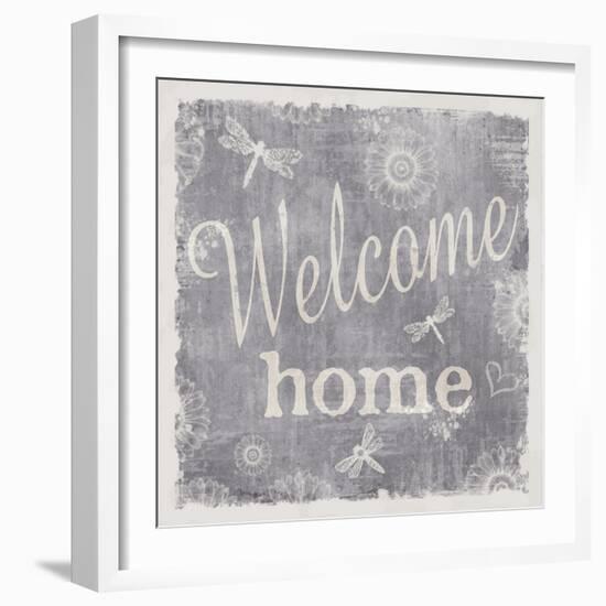 Welcome Home-Slate-ALI Chris-Framed Giclee Print