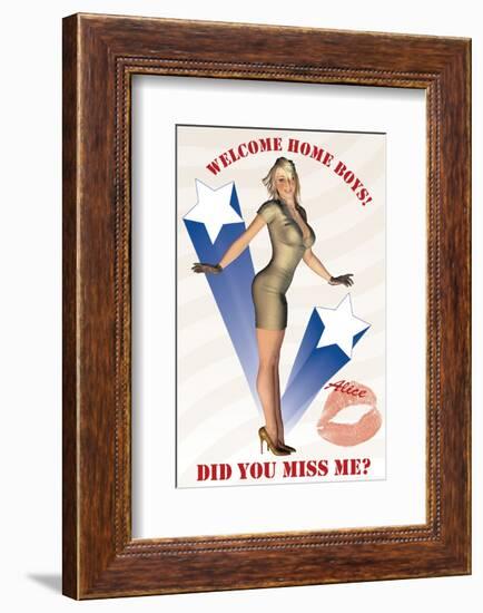 Welcome Home-null-Framed Art Print