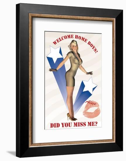 Welcome Home-null-Framed Art Print