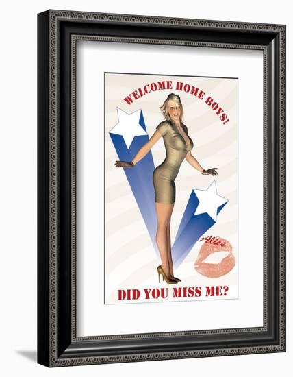 Welcome Home-null-Framed Art Print