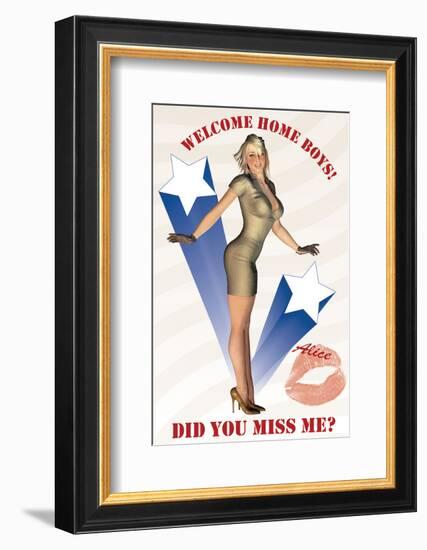 Welcome Home-null-Framed Art Print