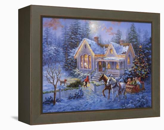 Welcome Home-Nicky Boehme-Framed Premier Image Canvas