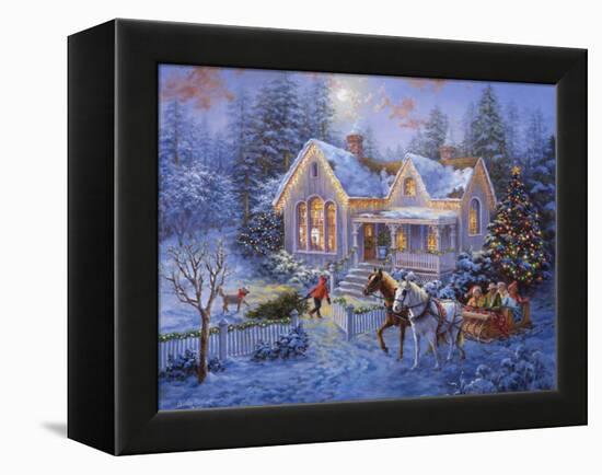 Welcome Home-Nicky Boehme-Framed Premier Image Canvas