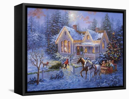 Welcome Home-Nicky Boehme-Framed Premier Image Canvas