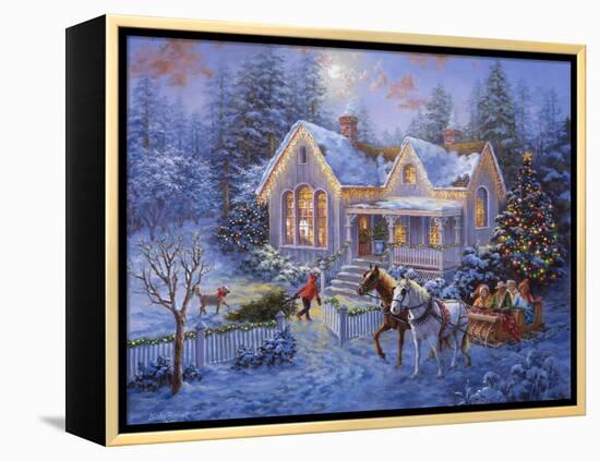 Welcome Home-Nicky Boehme-Framed Premier Image Canvas