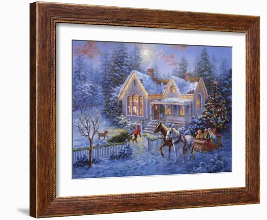 Welcome Home-Nicky Boehme-Framed Premium Giclee Print
