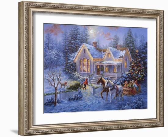 Welcome Home-Nicky Boehme-Framed Giclee Print