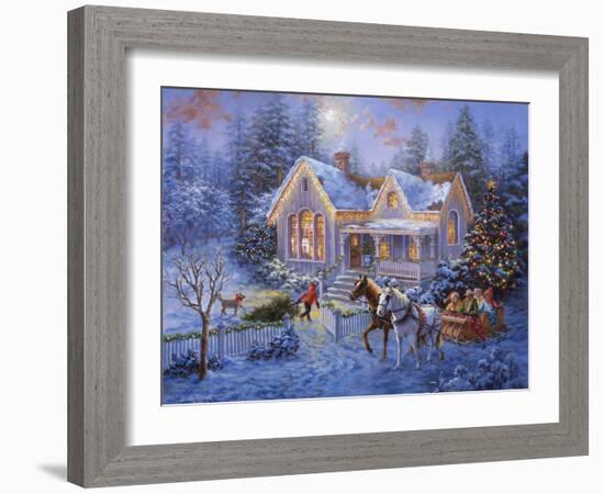 Welcome Home-Nicky Boehme-Framed Giclee Print