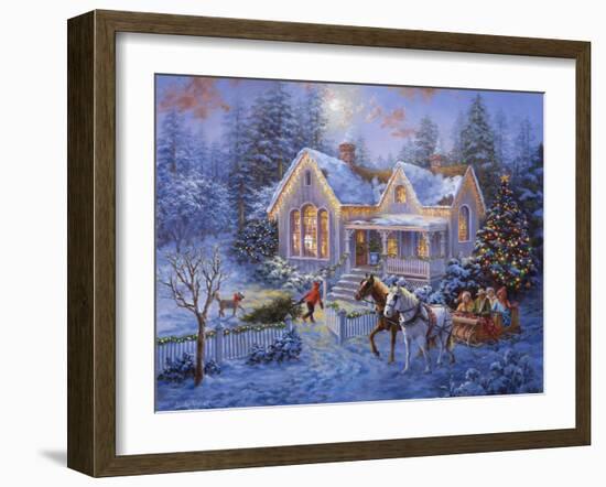 Welcome Home-Nicky Boehme-Framed Giclee Print