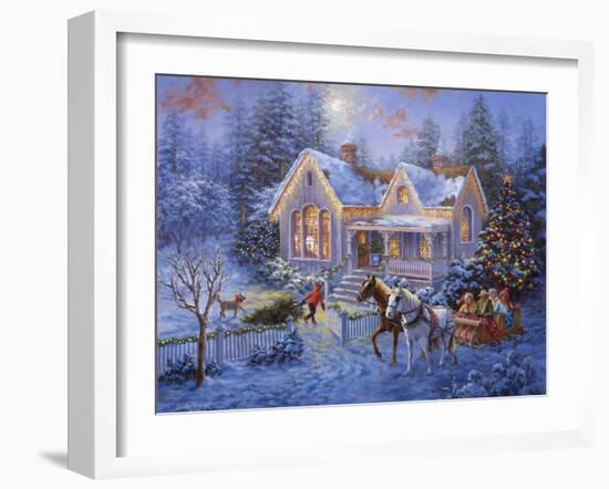 Welcome Home-Nicky Boehme-Framed Giclee Print