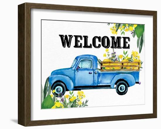 Welcome Lemon Truck-Kimberly Allen-Framed Art Print