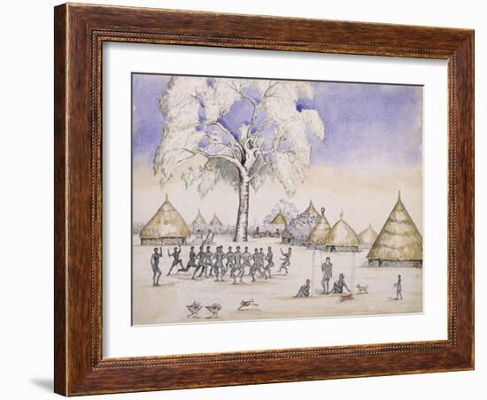 Welcome on Our Return from Shooa, 1864-Sir Samuel Baker-Framed Giclee Print