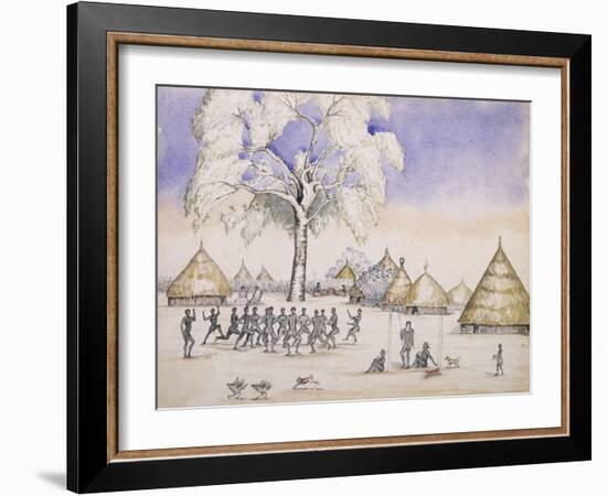 Welcome on Our Return from Shooa, 1864-Sir Samuel Baker-Framed Giclee Print