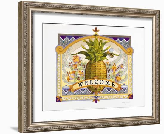 Welcome Pineapple-David Galchutt-Framed Giclee Print