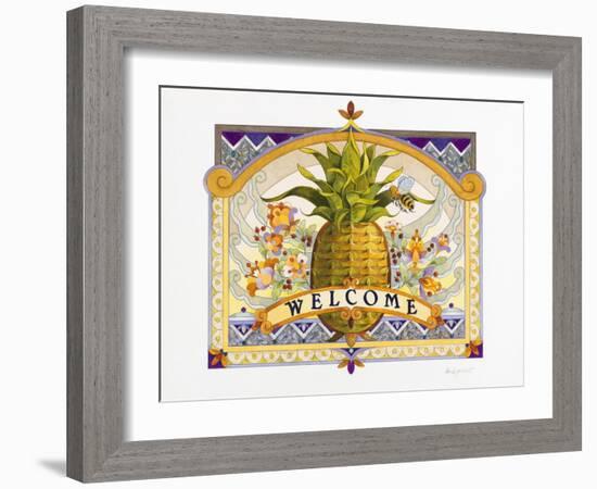 Welcome Pineapple-David Galchutt-Framed Giclee Print