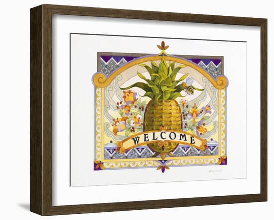 Welcome Pineapple-David Galchutt-Framed Giclee Print