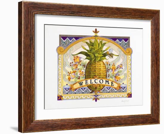 Welcome Pineapple-David Galchutt-Framed Giclee Print