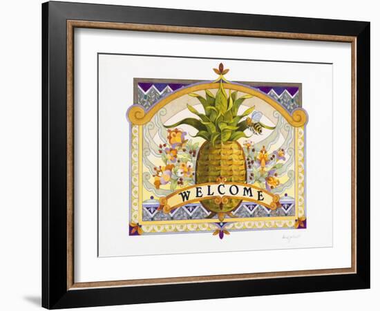 Welcome Pineapple-David Galchutt-Framed Giclee Print