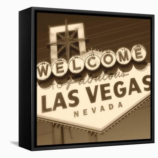 Welcome Sign-Walter Robertson-Framed Stretched Canvas