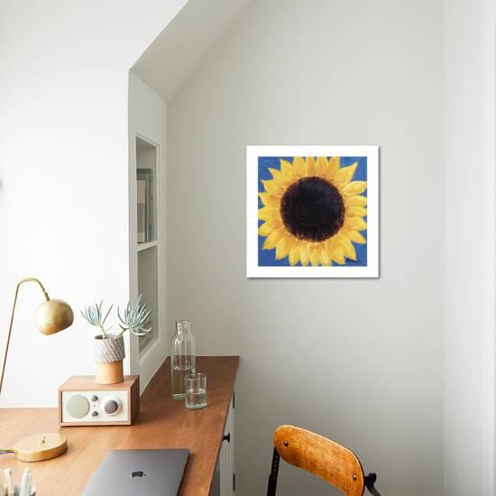 Welcome Sunflower Giclee Print By Catherine Breer Art Com