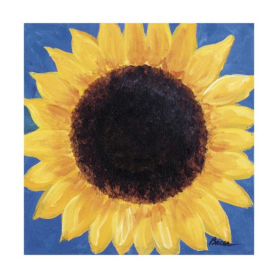 Welcome Sunflower Giclee Print By Catherine Breer Art Com