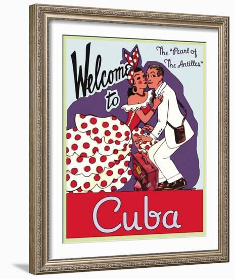 Welcome to Cuba-null-Framed Art Print