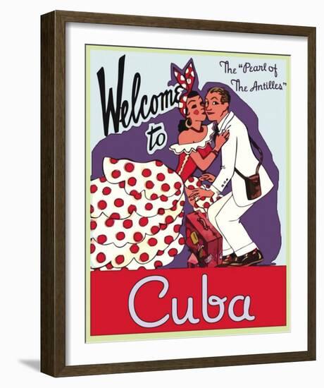 Welcome to Cuba-null-Framed Art Print