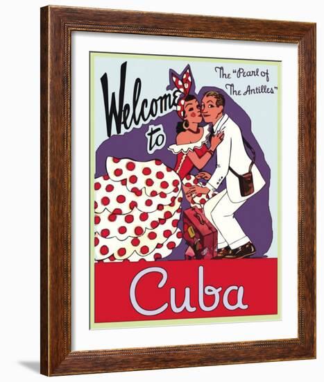 Welcome to Cuba-null-Framed Art Print