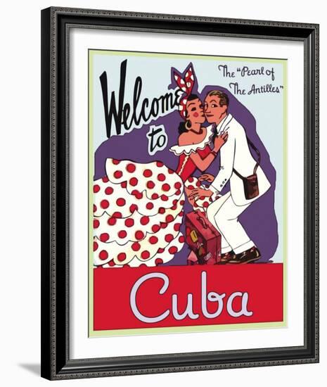 Welcome to Cuba-null-Framed Art Print