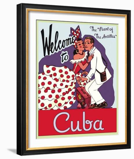 Welcome to Cuba-null-Framed Art Print