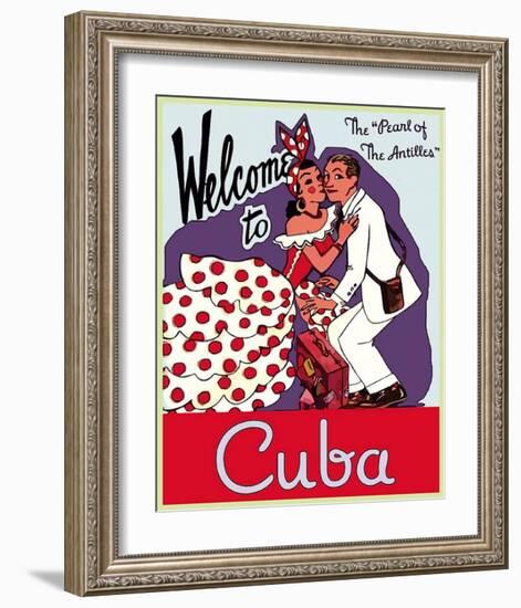 Welcome to Cuba-null-Framed Art Print