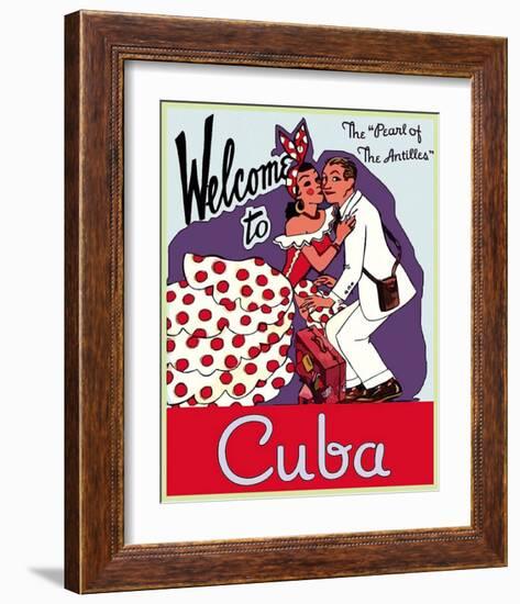 Welcome to Cuba-null-Framed Art Print