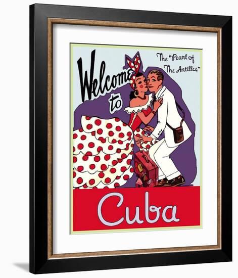 Welcome to Cuba-null-Framed Art Print