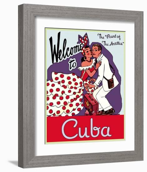 Welcome to Cuba-null-Framed Art Print