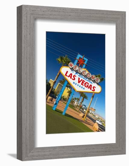 Welcome to Fabulous Las Vegas Sign, Las Vegas, Nevada, United States of America, North America-Alan Copson-Framed Photographic Print