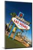 Welcome to Fabulous Las Vegas Sign, Las Vegas, Nevada, United States of America, North America-Alan Copson-Mounted Photographic Print