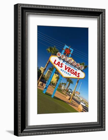 Welcome to Fabulous Las Vegas Sign, Las Vegas, Nevada, United States of America, North America-Alan Copson-Framed Photographic Print