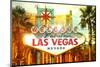 Welcome to Fabulous Las Vegas-null-Mounted Art Print